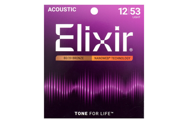 Elixir Nanoweb Bronze 11052 12-53
