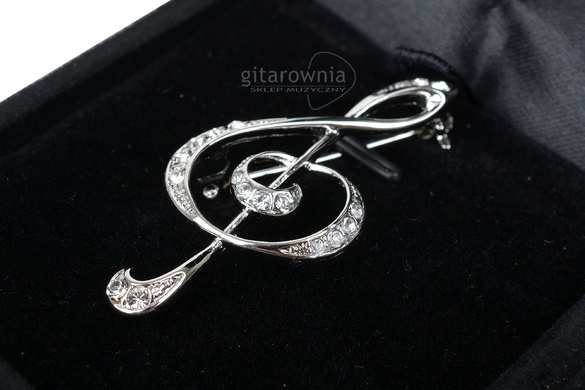 RUBY MG76 broszka Klucz wiolinowy