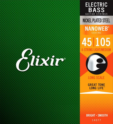 ELIXIR 14077 struny do gitary basowej 45-105