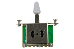 Przełącznik gitarowy 3-pozycyjny biała główka