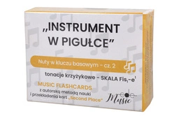INSTRUMENT W PIGUŁCE Nuty w kluczu basowym cz.2 Fis1-e1