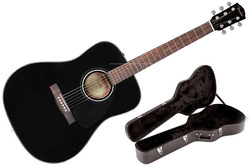Fender CD60 V3 BLK gitara akustyczna w/Case