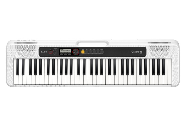 CASIO CTS200WE keyboard + zasilacz, pulpit