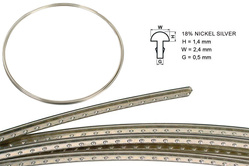 Boston FW-1424058 drut progowy 18% nickel-srebro 1,4 na 2,4mm