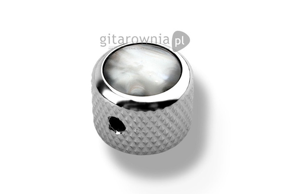 Q-PARTS Acrylic Black Pearl Chrom gałka