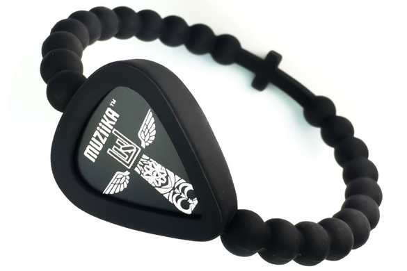 MUZiiKA bransoletka z krzyżem pickholder  L