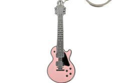 Brelok Les Paul jasny róż