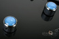 Q-PARTS Acrylic Aqua Pearl Black gałka