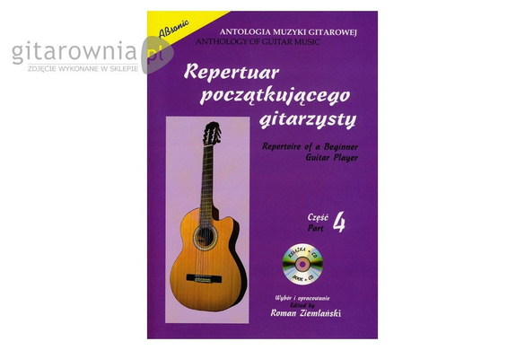 Repertuar początkującego gitarzysty część  4 - książka + CD