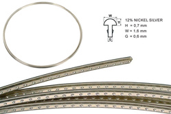 Boston FW-0716062 drut progowy 12% nickel-srebro 0,7 na 1,6mm