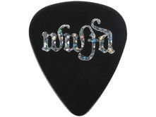 D'ANDREA kostka gitarowa Christian Symbols - WWJD What Would Jesus Do? (Black, Medium)
