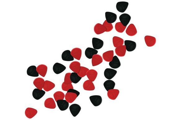 JIM DUNLOP kostka gitarowa Jazz III Red Nylon