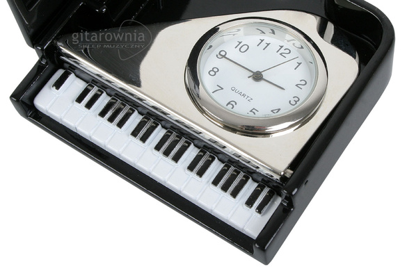 ZEBRA MUSIC miniatura Fortepian z zegarem