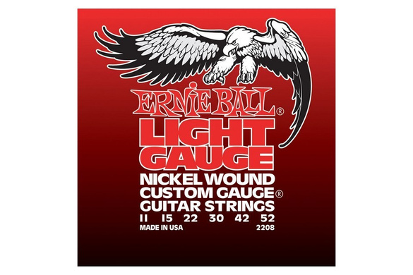 Ernie Ball 2208 struny niklowane 11-52
