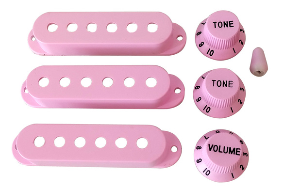 Zestaw osłon i gałek do gitary elektrycznej