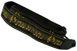 Presto PK4-Y | pas gitarowy | wzór żółte nutki