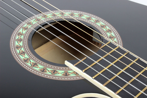 Harley Benton CG200 CE BK gitara elektroklasyczna 4/4