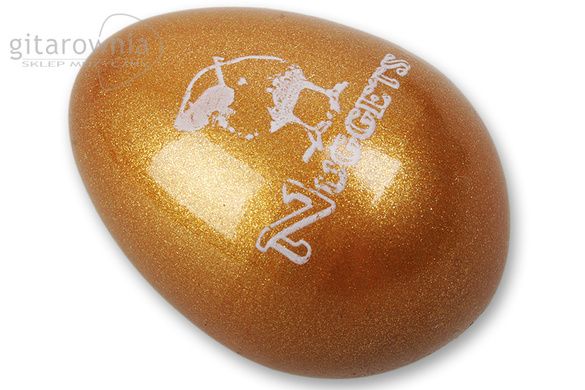 ADAM CHNGD shaker, marakas " nugget "  złoty