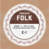 D'Addario BEB028 black nylon struna do gitary klasycznej E-1 
