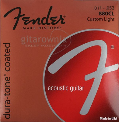 Fender 880CL 11-52 struny do gitary akustycznej
