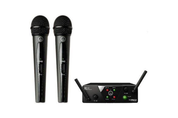 AKG Zestaw mikrofonów bezprzewodowych WMS40 Mini Dual US25 A/C