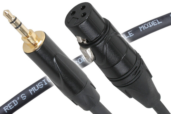Red's Music  MC1750BLK kabel mikrofonowy