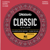 D'addario EJ27N34 struny do gitary klasycznej 3/4