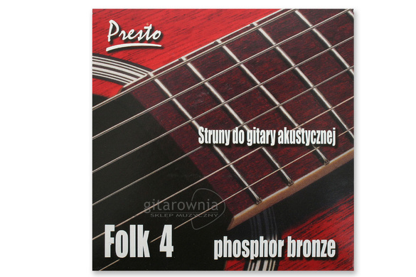 PRESTO FOLK4 struny do gitary akustycznej