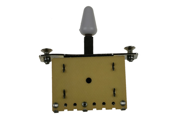 Przełącznik gitarowy 3-pozycyjny biała główka