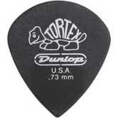 JIM DUNLOP Tortex® Pitch Black Jazz III kostka gitarowa .73