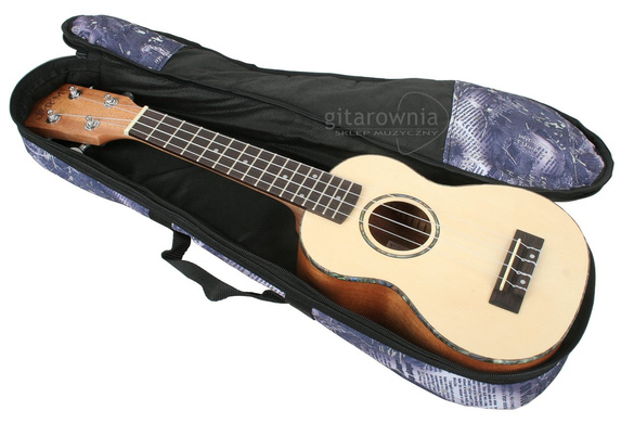 ZEBRA MUSIC UKS16 pokrowiec na ukulele sopranowe