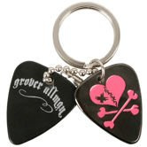 GROVER ALLMAN KR0019 brelok Pick Keyrings Broken Hart