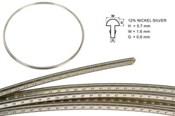 Boston FW-0716062 drut progowy 12% nickel-srebro 0,7 na 1,6mm