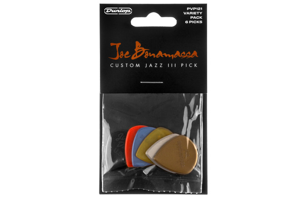Dunlop PVP121 zestaw kostek Jazz III Joe Bonamassa 