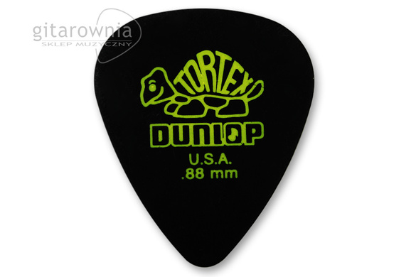 Jim Dunlop Tortex® Pitch Black Standard kostka gitarowa .88