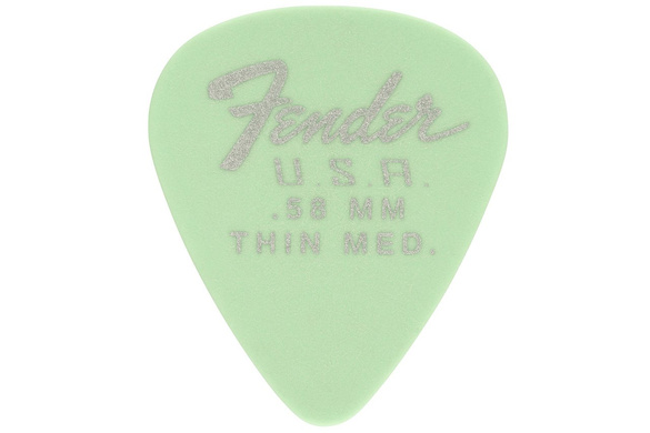 FENDER Dura-Tone 351 Delrin kostka gitarowa .58mm THIN 