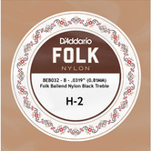 D'Addario BEB032 black nylon struna do gitary klasycznej H-2