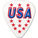 D'ANDREA USA351 Red Stars, kostka gitarowa medium