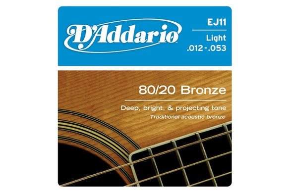 D'Addario EJ11 12-53 struny do gitary akustycznej