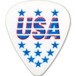 D'ANDREA USA351 Blue Stars, kostka gitarowa medium