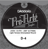 D'Addario Pro-Arte J4304 struna D-4 do gitary klasycznej