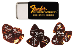 FENDER zestaw 12 kostek gitarowych Fine Electric Pick Tin