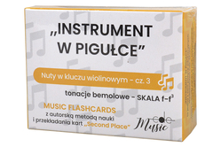 INSTRUMENT W PIGUŁCE Nuty w kluczu wiolinowym cz.3 f - f3