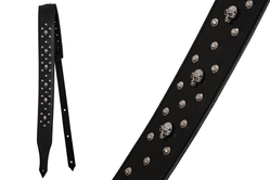 Minotaur Straps SkullsRevets Padded Black 310148 pas gitarowy