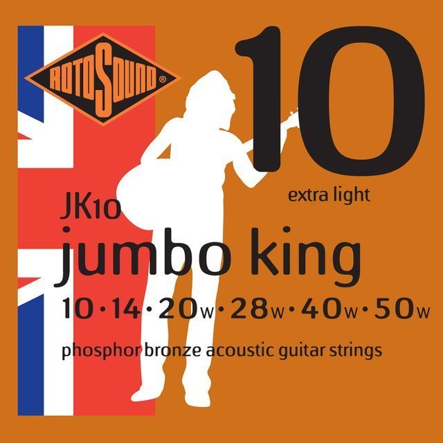 ROTOSOUND JK10 struny do gitary akustycznej 10-50