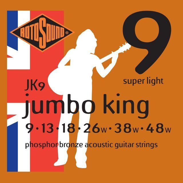 ROTOSOUND JK9 struny do gitary akustycznej 9-48