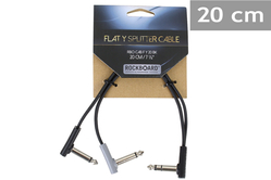 Rockboard Flat Y-Splitter kabel rozdzielający Jack - 2xJack 