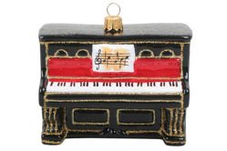 ZEBRA MUSIC bombka Pianino czarne