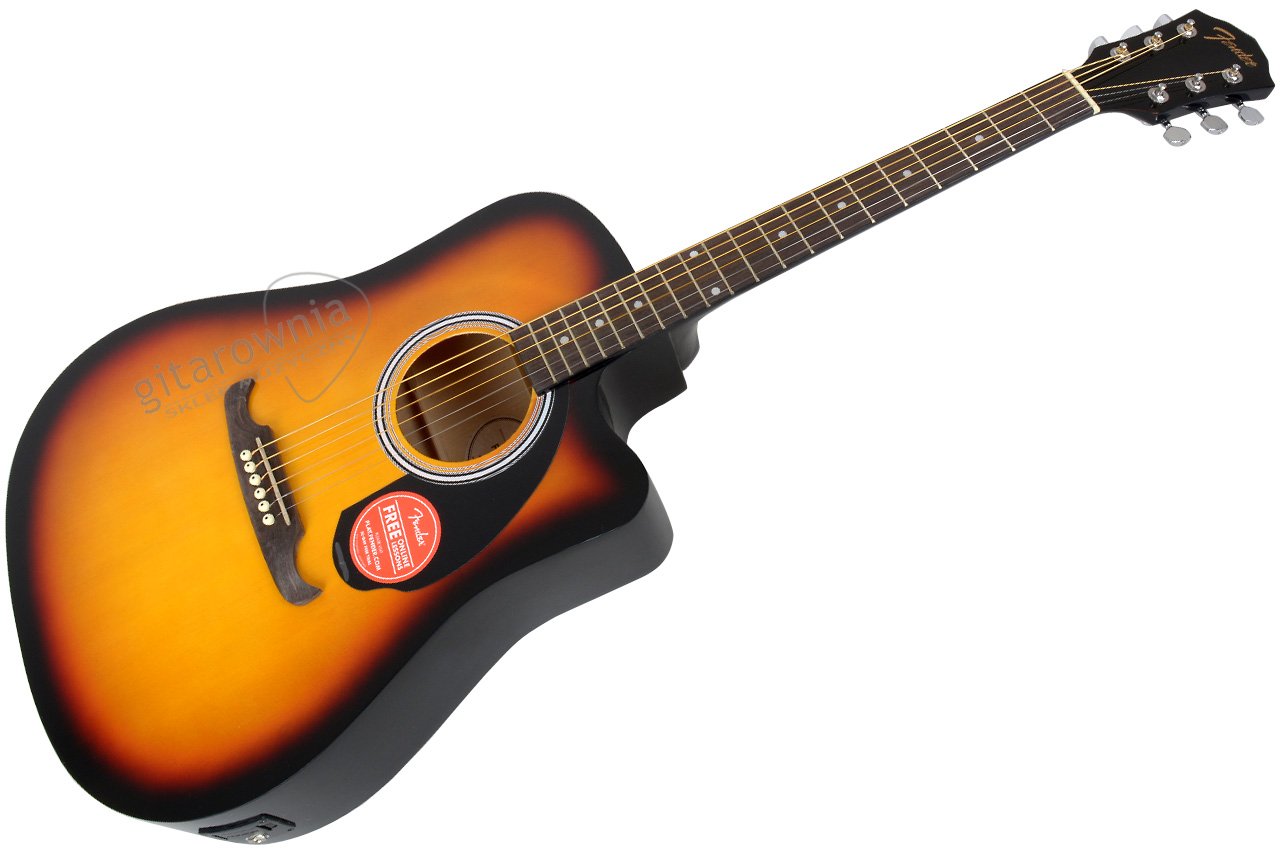 殆ど未使用FenderエレアコFA125CE SB 本格弾き語り志向の方向 - 楽器/器材