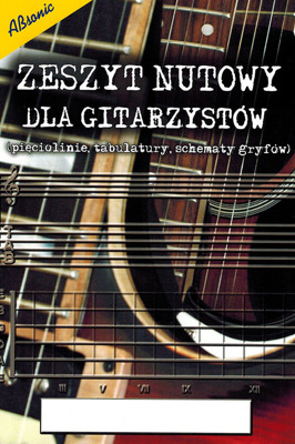 ABSONIC zeszyt nutowy dla gitarzystów B5